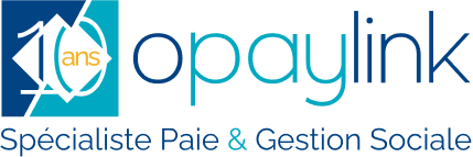 logo de opaylink, partenaire silae depuis 10 ans Logo Opaylink, spécialiste paie et gestion sociale.